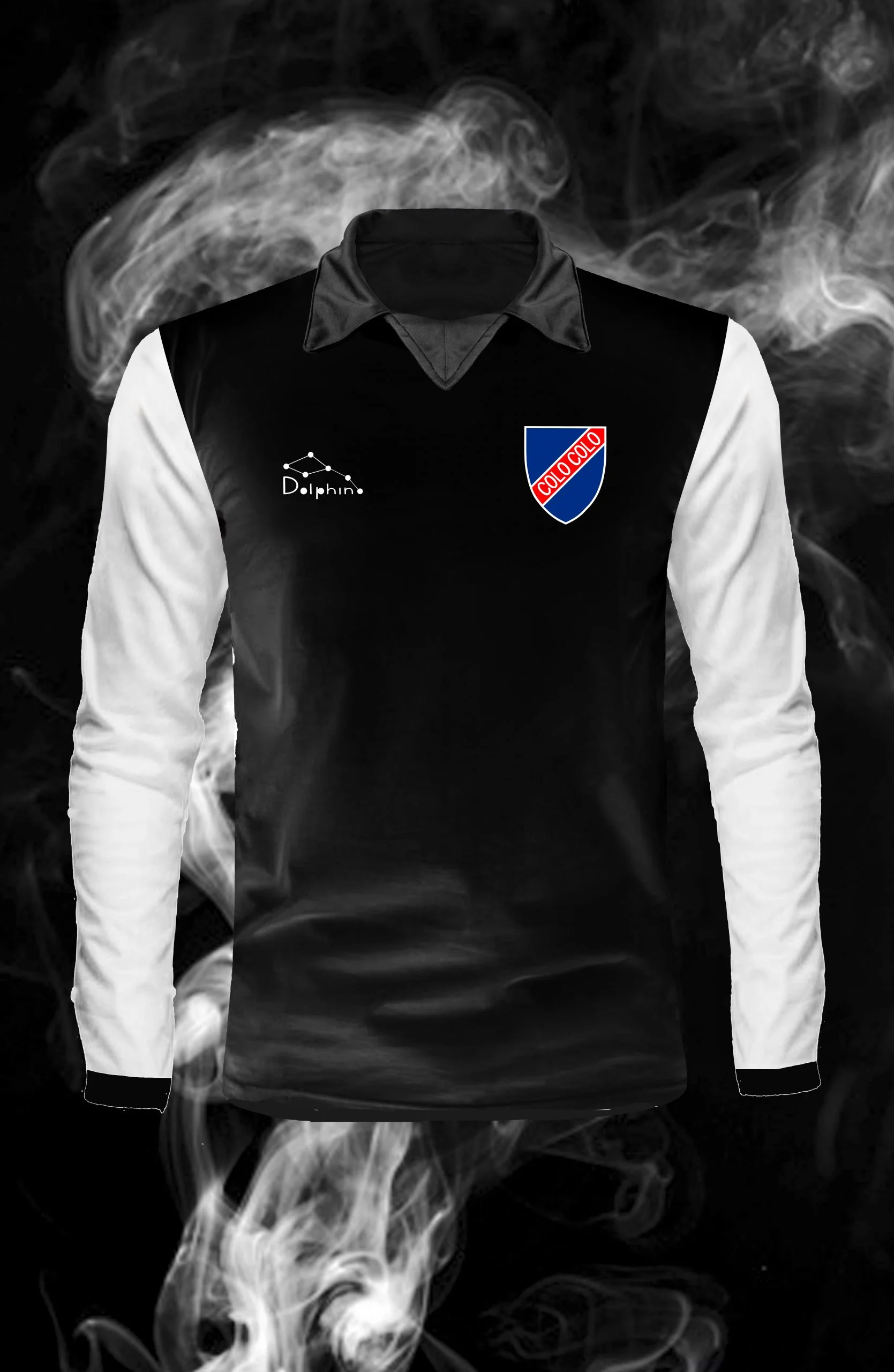 Camiseta Colo-Colo negra manga larga